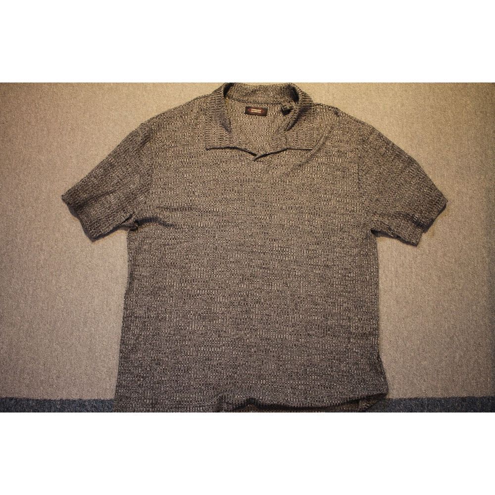 Vintage Philip Marcel Polo Shirt - Dark Gray Design
